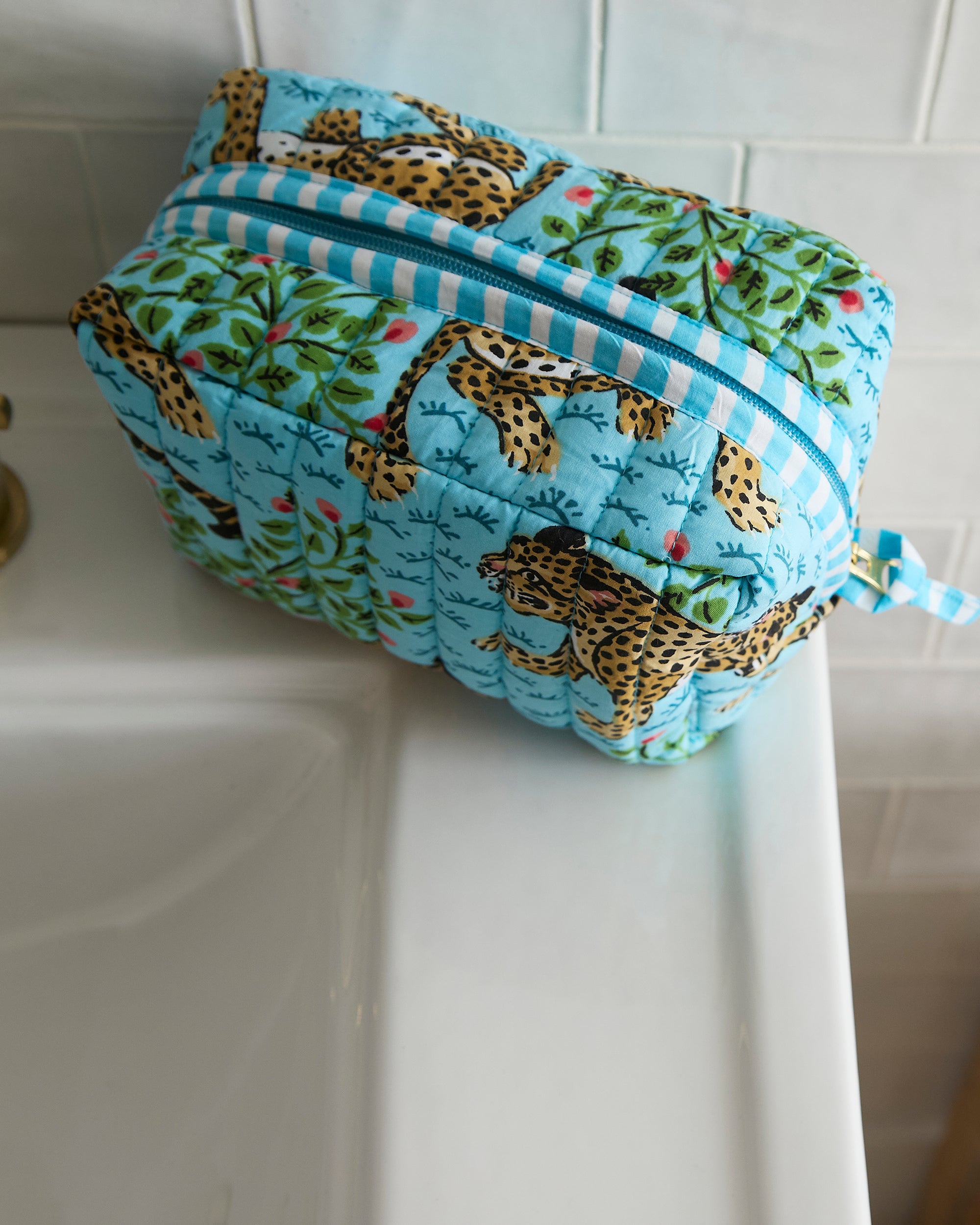 Bagheera - Quilted Pouch - Something Blue - Printfresh