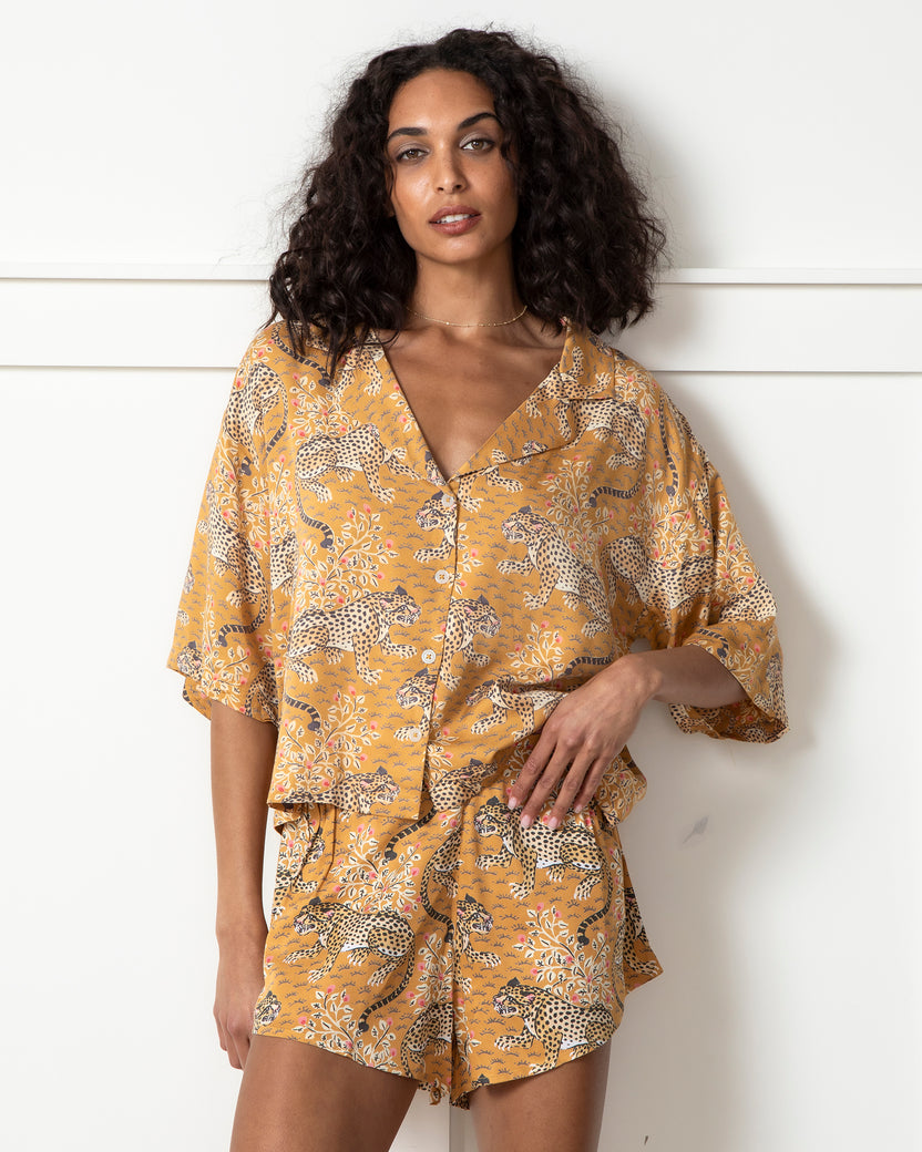 Bagheera - Eco Satin Sweet Dreams Set - Tobacco - Printfresh