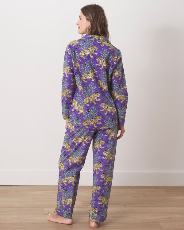 Bagheera - Long PJ Set - Violet - Printfresh