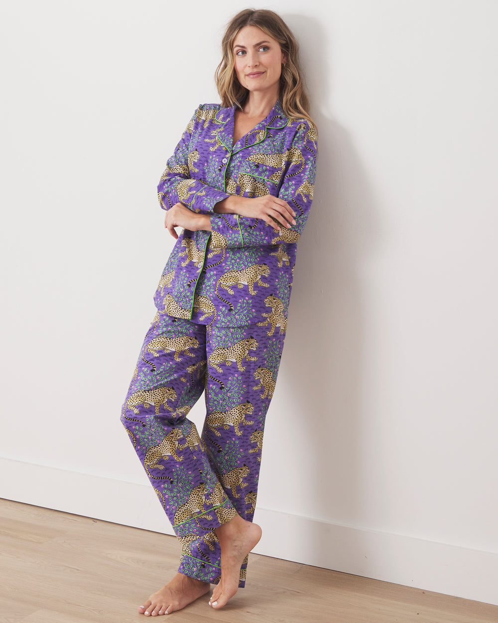 Bagheera - Long PJ Set - Violet - Printfresh