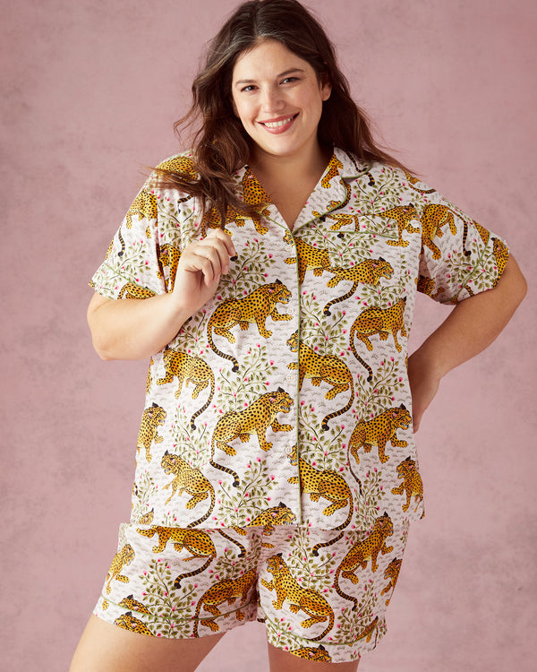 Bagheera - Short PJ Set - Blush - Printfresh