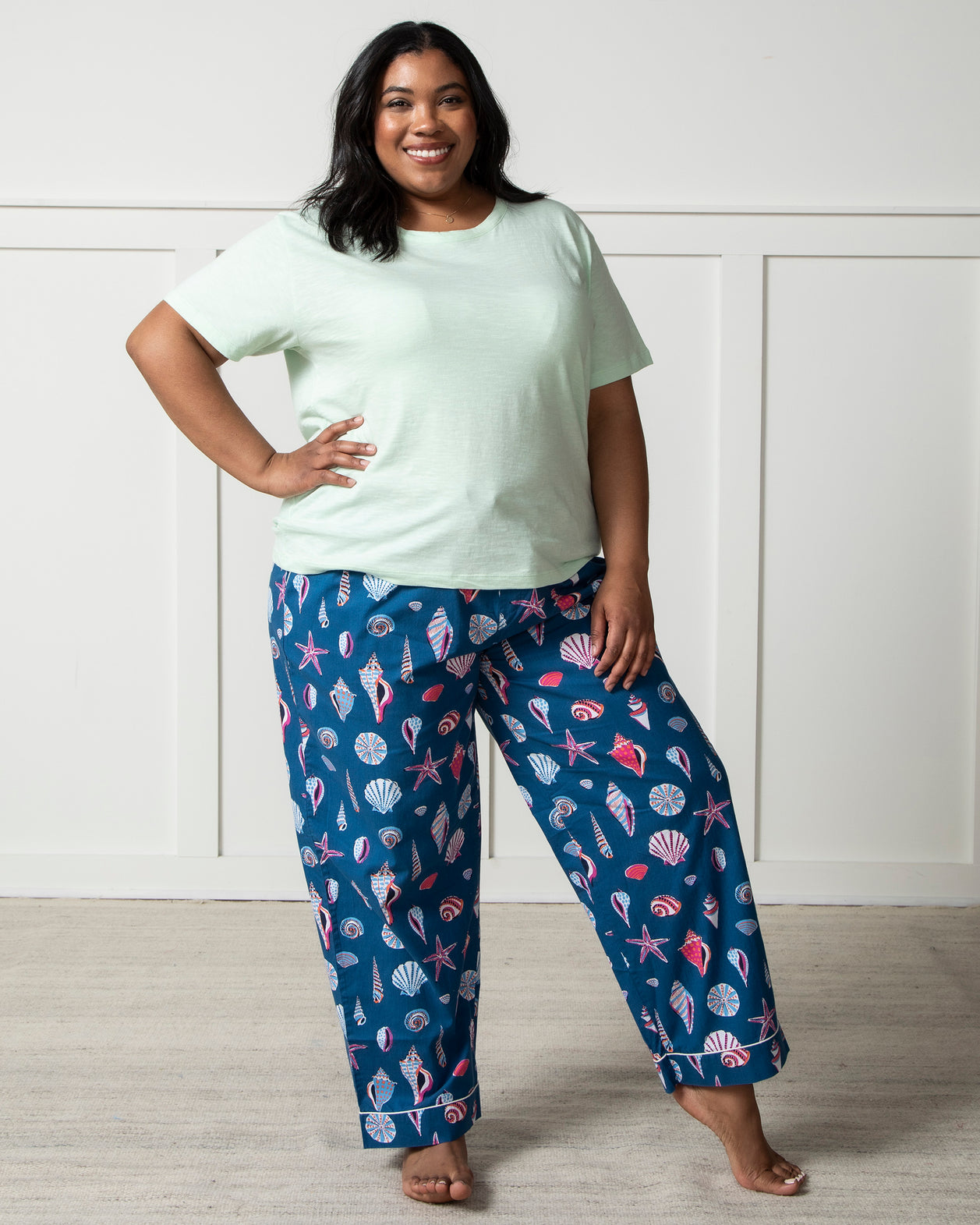 Beachcomber - PJ Pants - Shoreline Blue - Printfresh