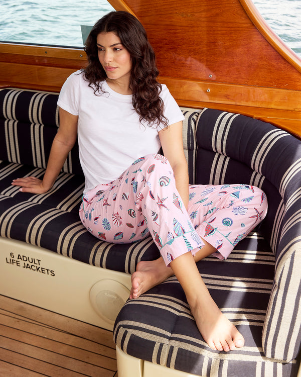 Beachcomber - Tall PJ Pants - Pink Sand - Printfresh