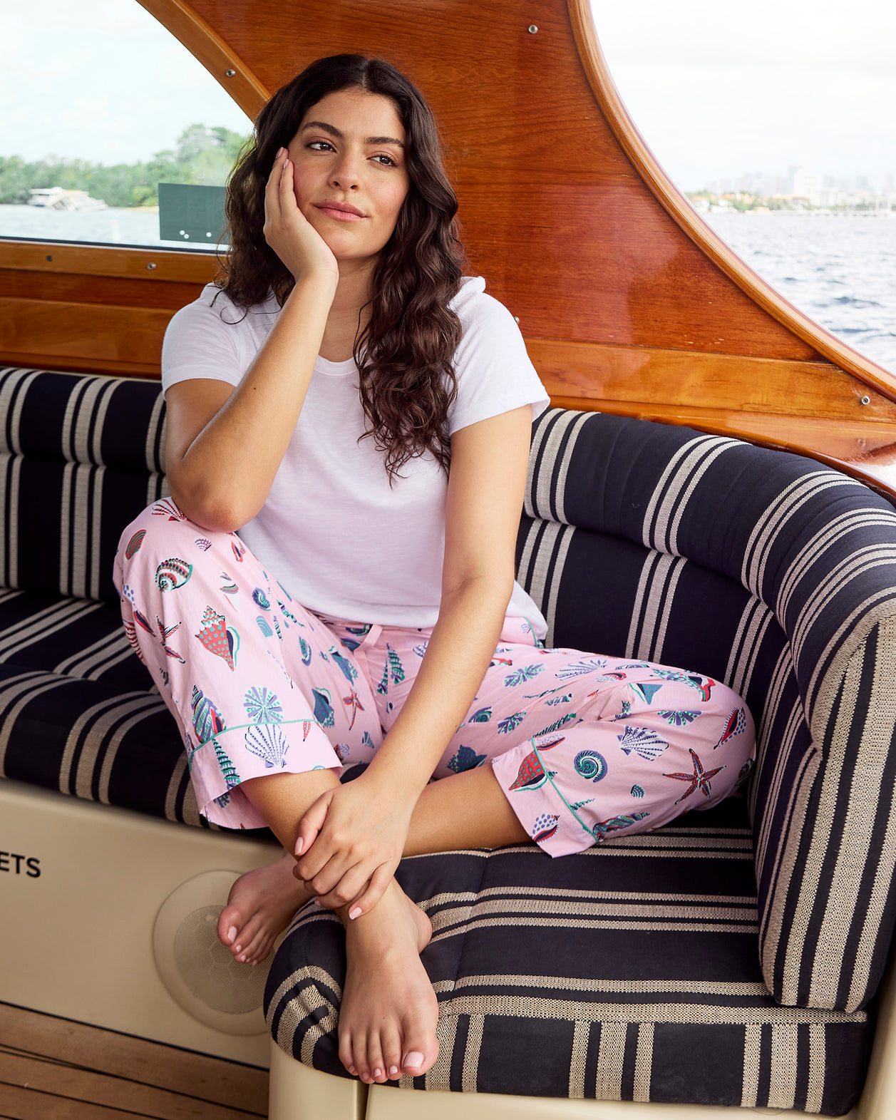 Beachcomber - PJ Pants - Pink Sand - Printfresh