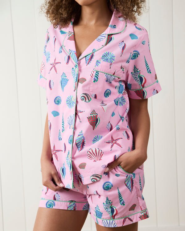 Beachcomber  - Short PJ Set - Pink Sand - Printfresh