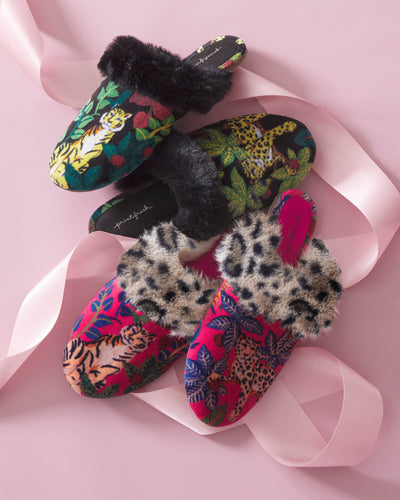 SWADAZA Abstract Leopard Print Women's Slippers