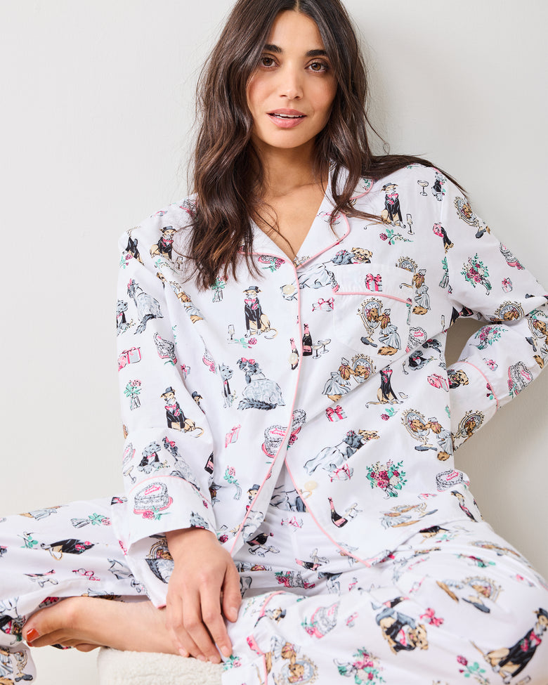 Fur Ever Yours - Long PJ Set - Cloud - Printfresh