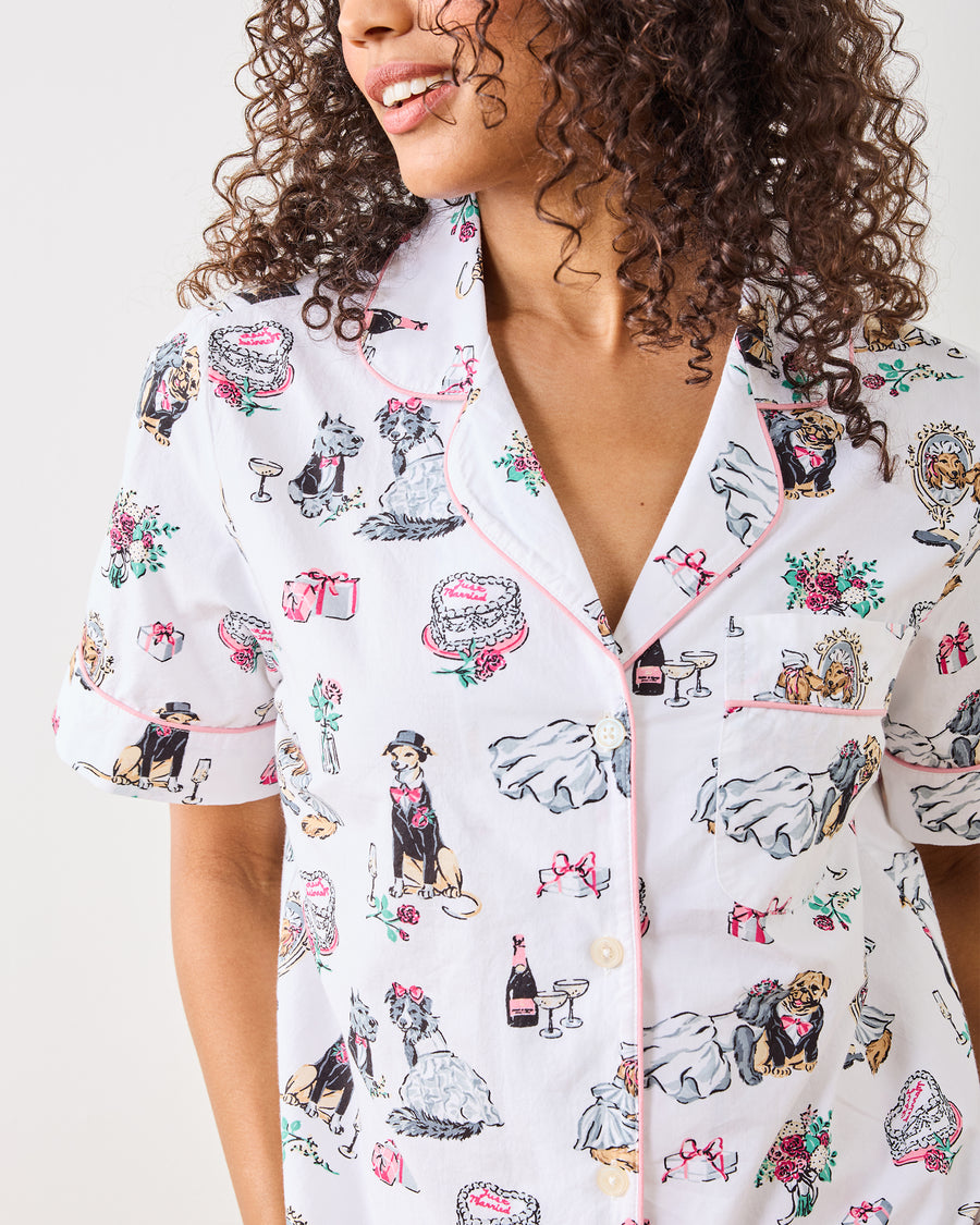 Fur Ever Yours - Short PJ Set - Cloud - Printfresh