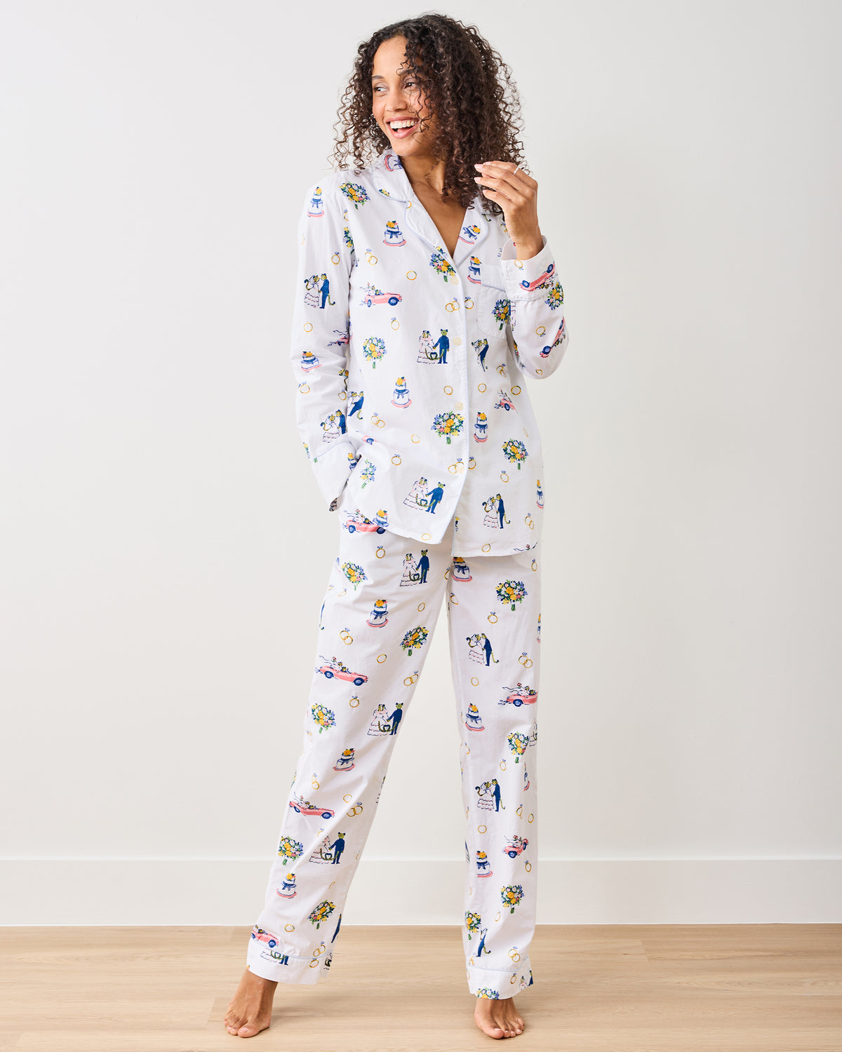 Happily Ever After - Long PJ Set - Cloud - Printfresh