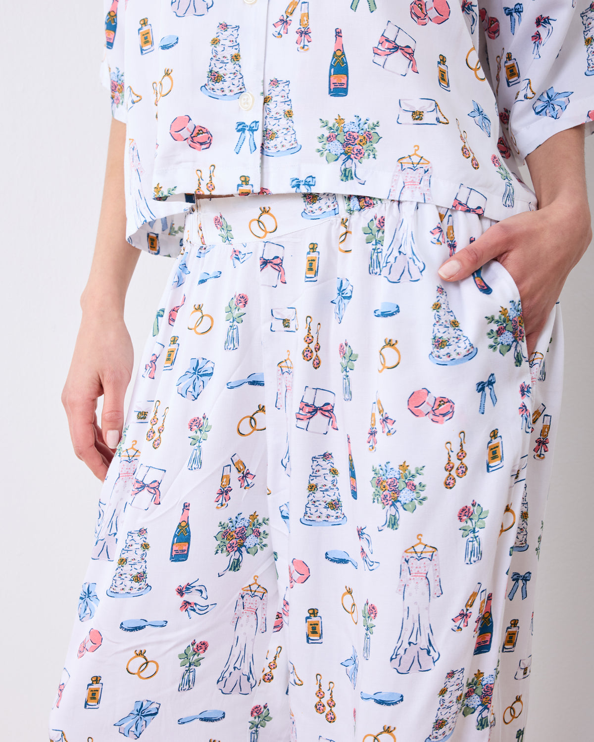Big Day Bliss - Tall Eco Satin Wildest Dreams Set - Coastal Cloud - Printfresh