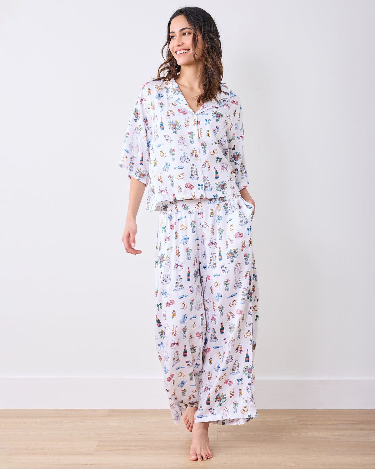 Big Day Bliss - Tall Eco Satin Wildest Dreams Set - Coastal Cloud - Printfresh