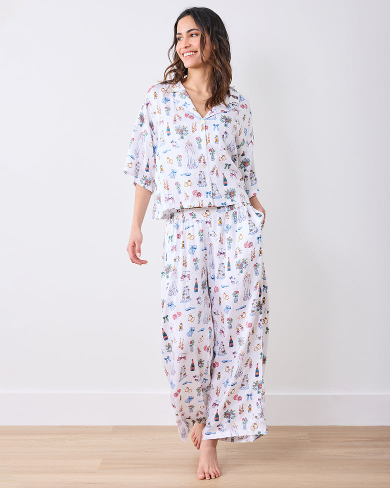 Big Day Bliss - Tall Eco Satin Wildest Dreams Set - Coastal Cloud - Printfresh