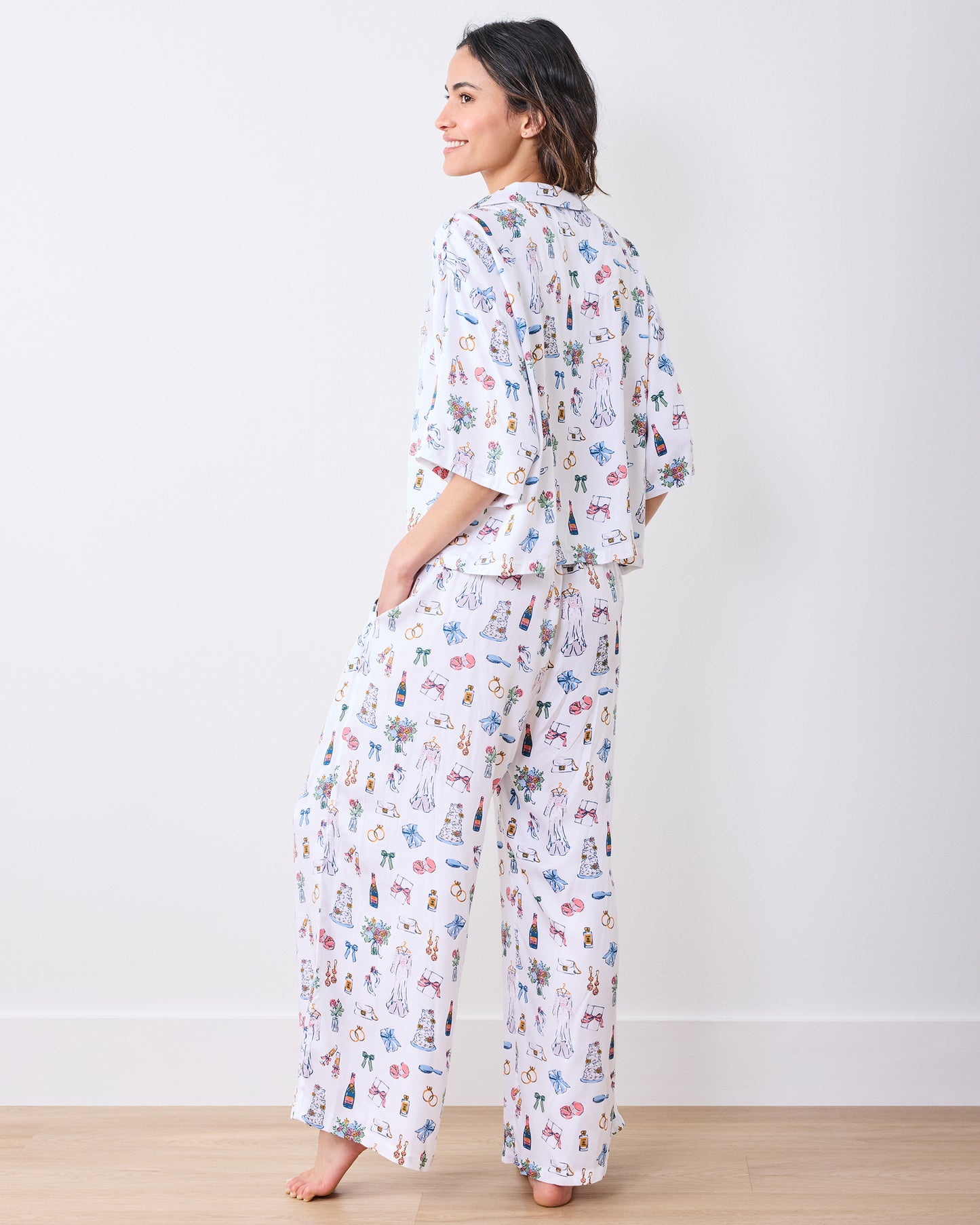 Big Day Bliss - Tall Eco Satin Wildest Dreams Set - Coastal Cloud - Printfresh