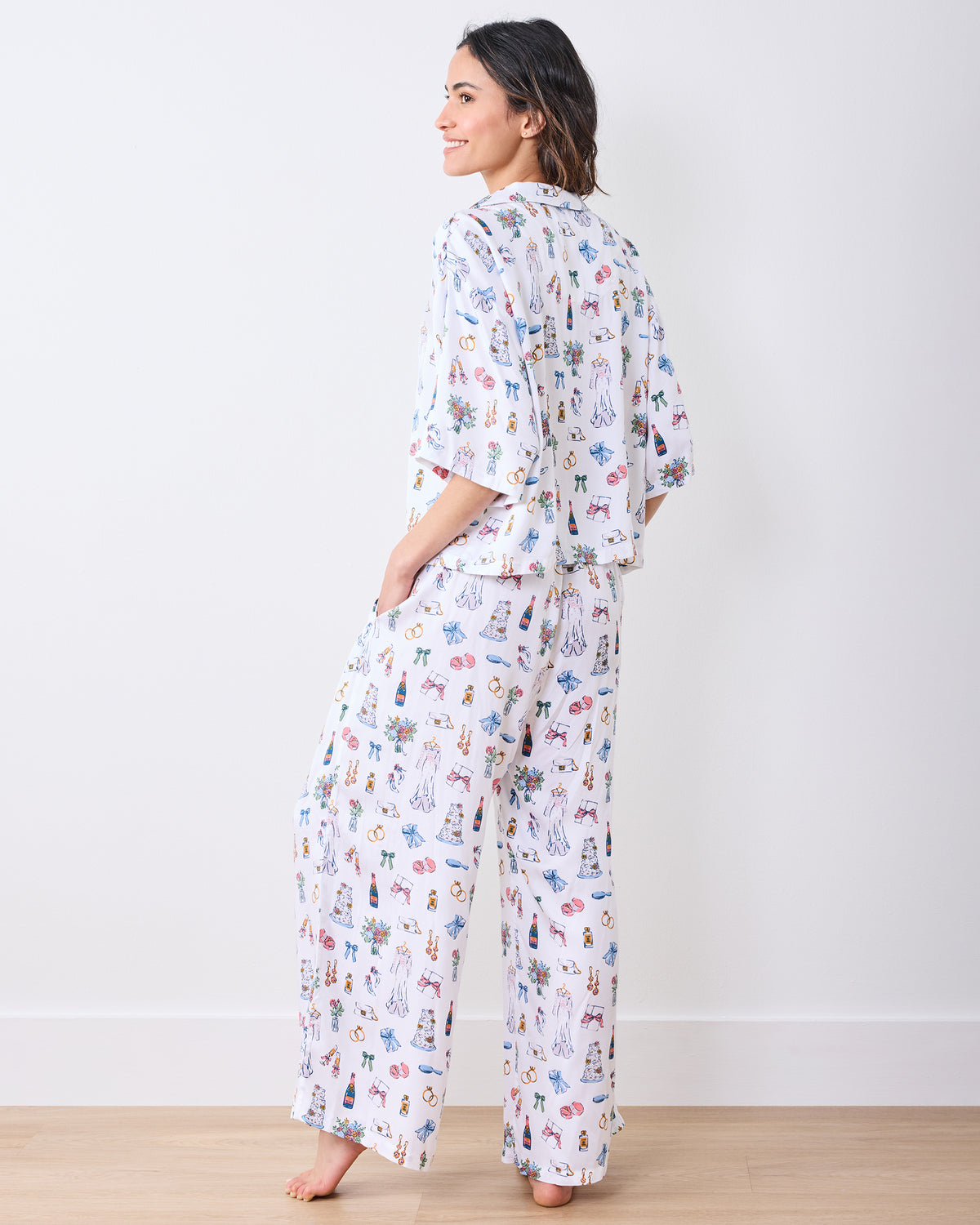 Big Day Bliss - Tall Eco Satin Wildest Dreams Set - Coastal Cloud - Printfresh