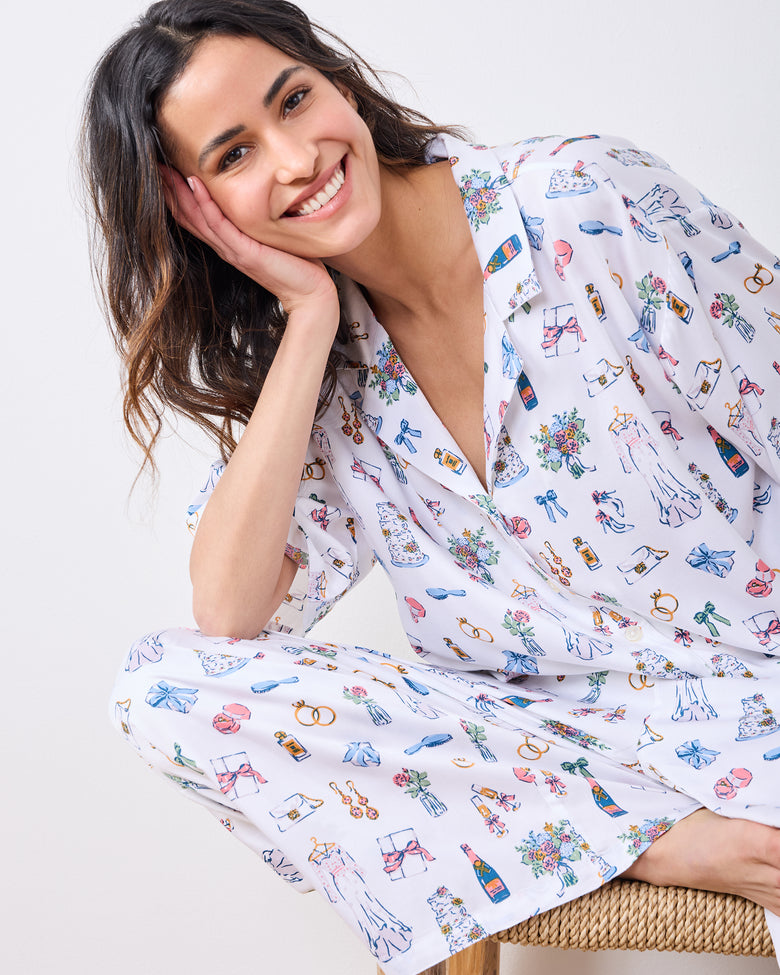 Big Day Bliss - Tall Eco Satin Wildest Dreams Set - Coastal Cloud - Printfresh