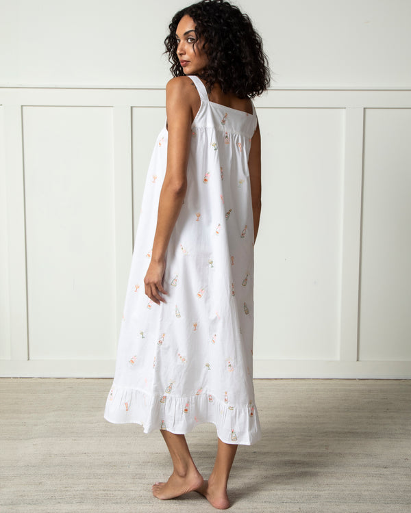 Bubbly Brunch - Starlit Sky Nightgown - Cloud - Printfresh