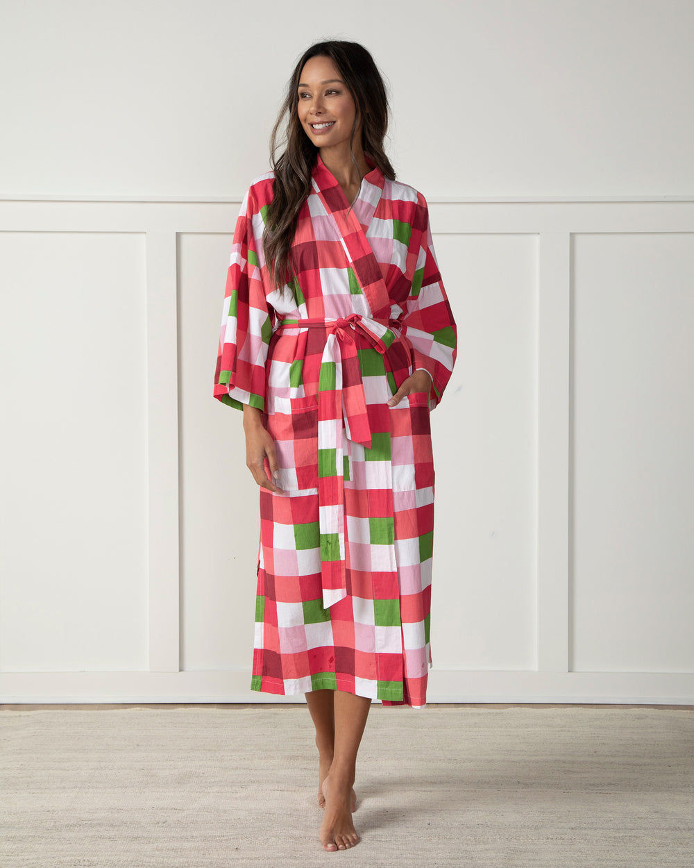 Buffalo Plaid - Robe - Mulled Wine - Printfresh