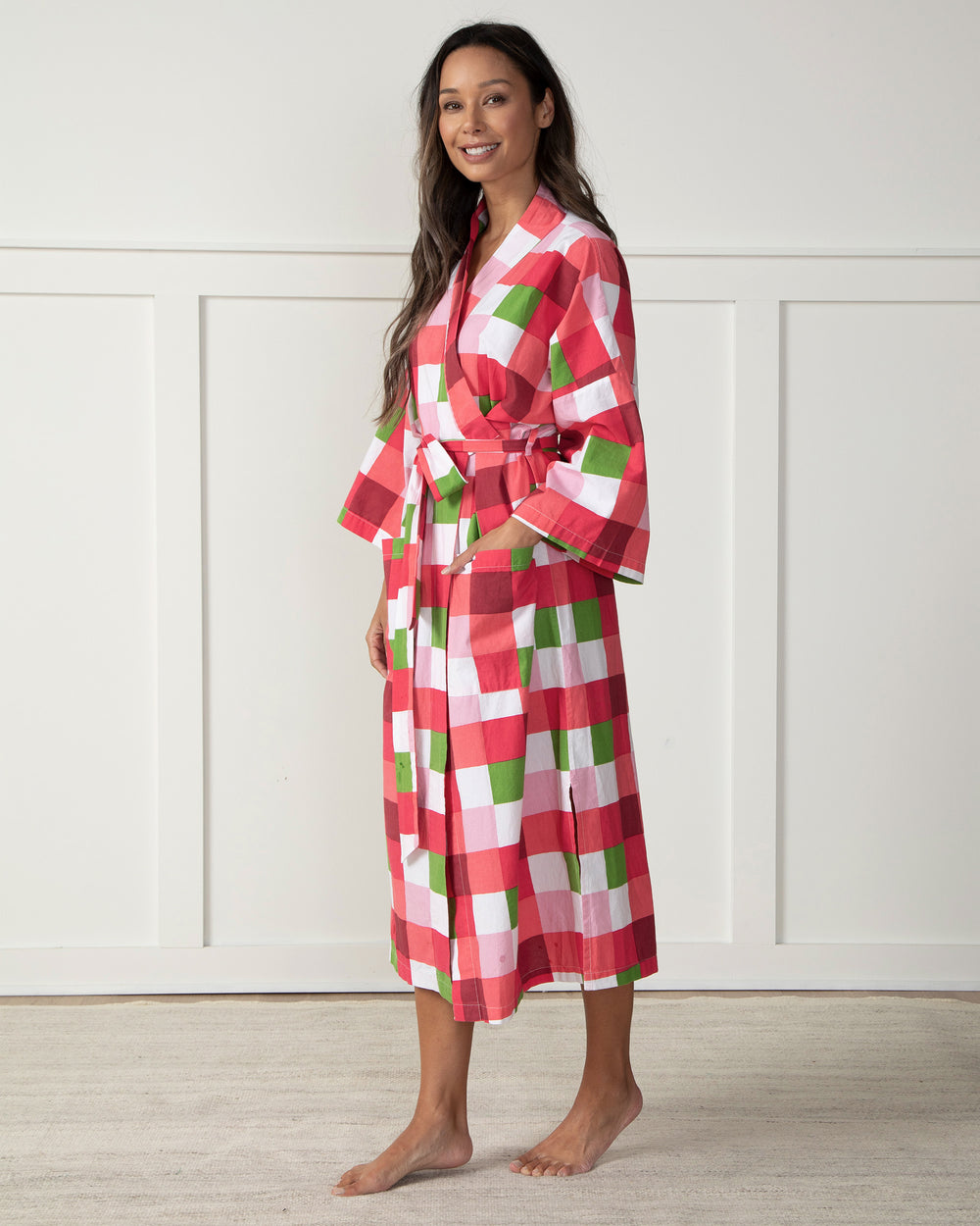 Buffalo Plaid - Robe - Mulled Wine - Printfresh