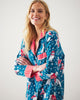 Bundled Up - Flannel Long PJ Set - Navy - Printfresh