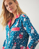 Bundled Up - Flannel Long PJ Set - Navy - Printfresh