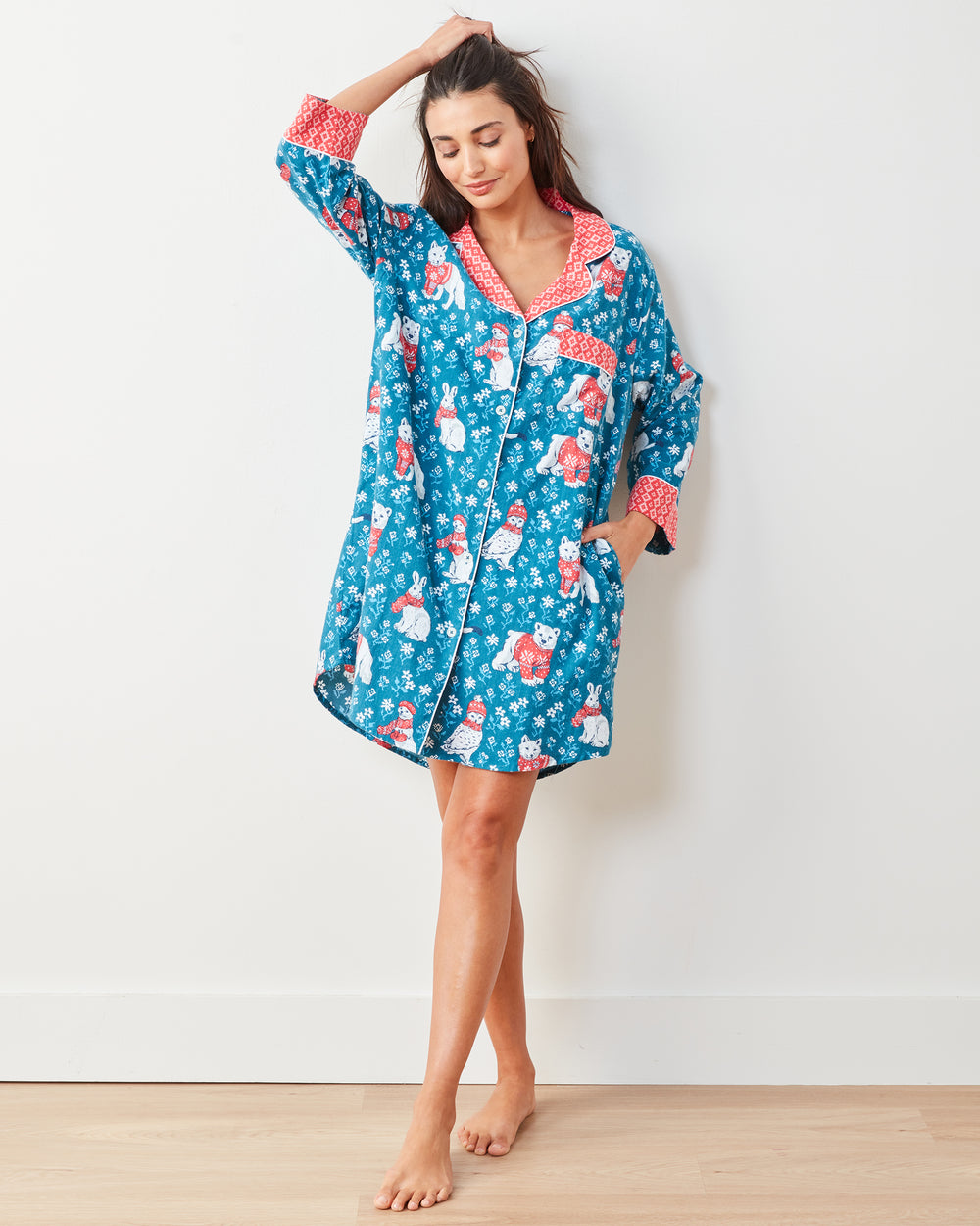 Sleep Shirts for Women | Night Shirts in 100% Cotton, Soft Satin, and ...