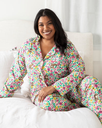 Women's Plus Size Animal Print Beautifully Soft Pajama Pants - Stars Above  4X