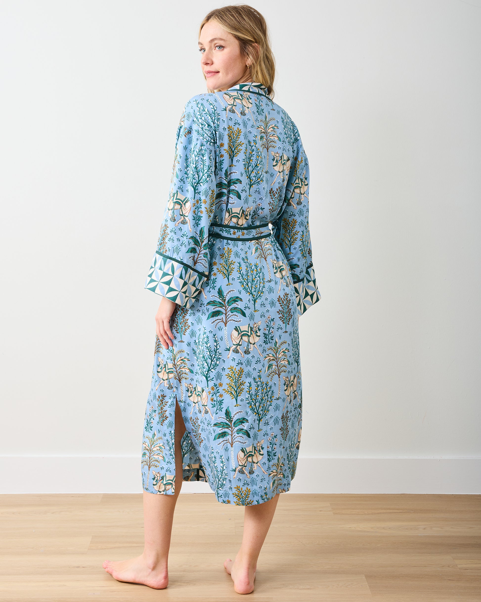 Bagheera - Eco Satin Robe - Blush