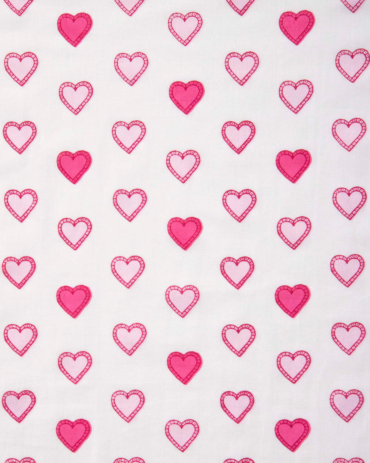 Candy Hearts - Long PJ Set - Pale Pink - Printfresh