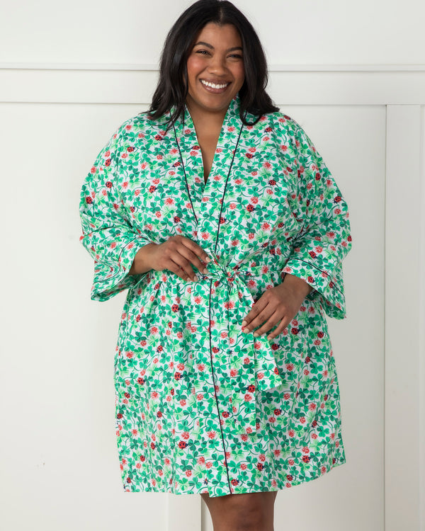 Clover Collector - Getting Ready Robe - Sweet Mint - Printfresh