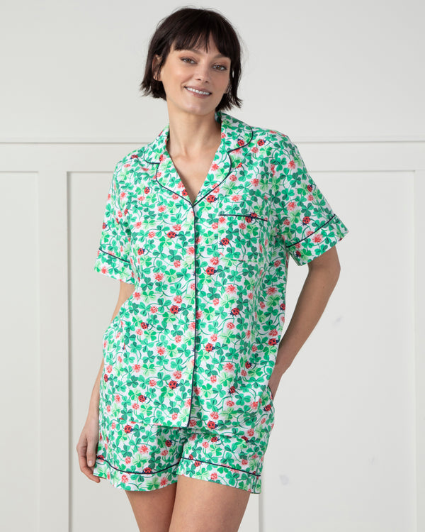 Clover Collector - Short Sleep Set - Sweet Mint - Printfresh