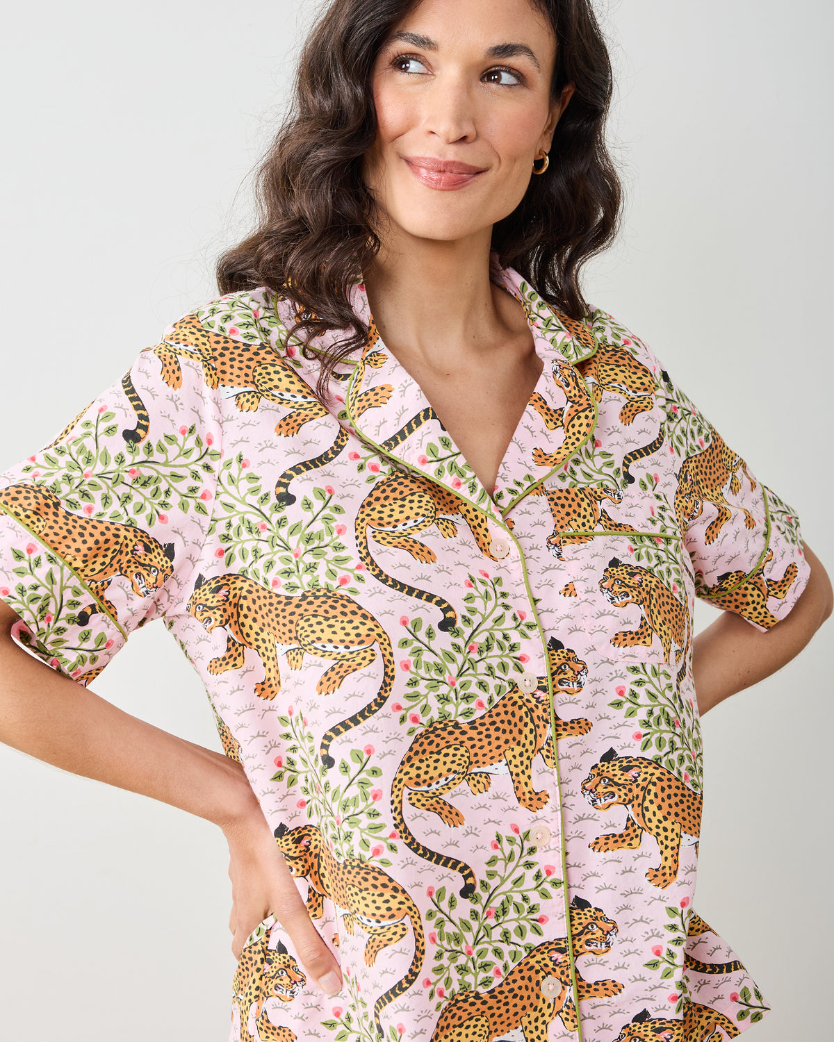 Bagheera - Short PJ Set - Blush - Printfresh