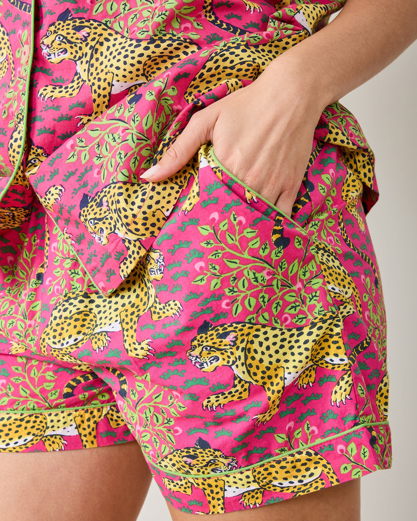 Bagheera - Short PJ Set - Hot Pink - Printfresh