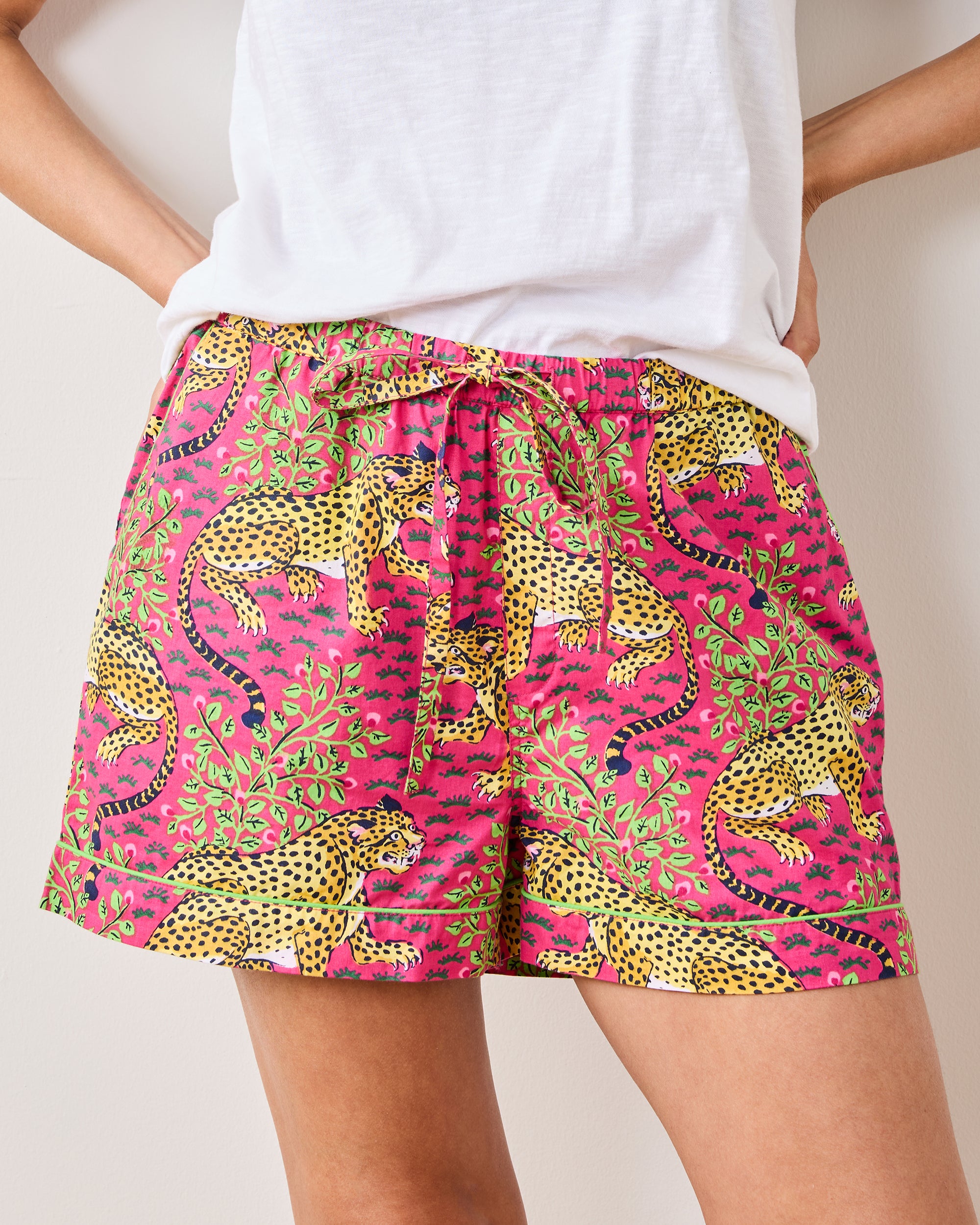 Bagheera - PJ Shorts - Hot Pink – Printfresh