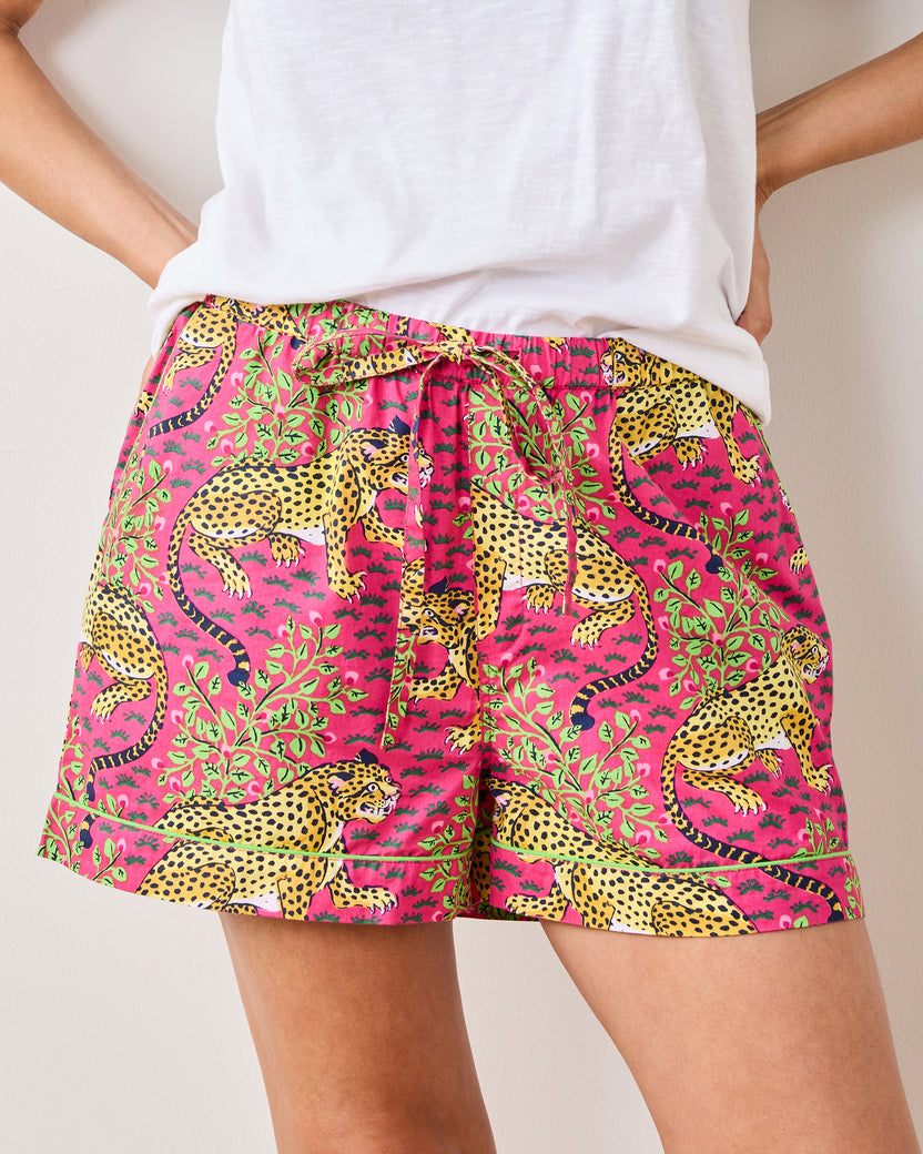 Bagheera - PJ Shorts - Hot Pink - Printfresh