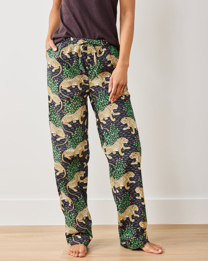 Jogger Pants Cotton Womens Pajama Pants Mahogany Women's Turtle