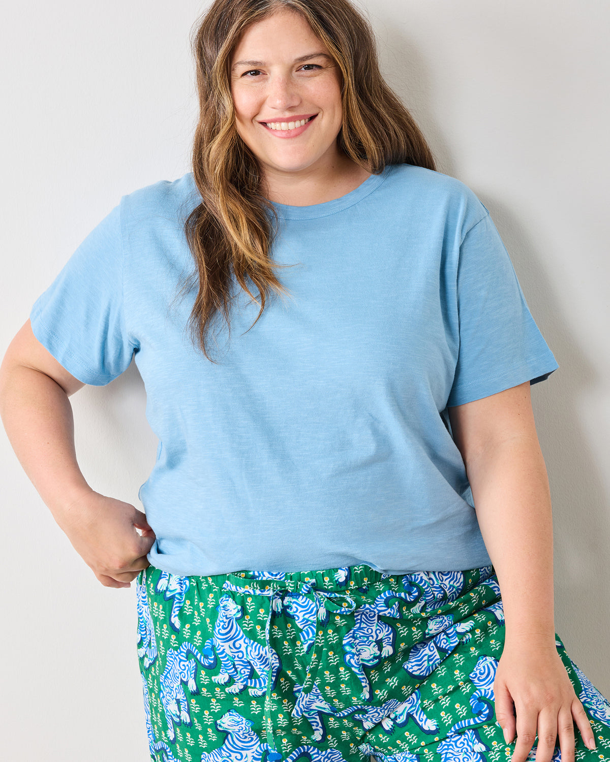 Sky Blue Saturday Tee Knit T Shirt