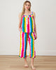 Daily Disco - Back to Bed Cropped Pant Set - Rainbow - Printfresh