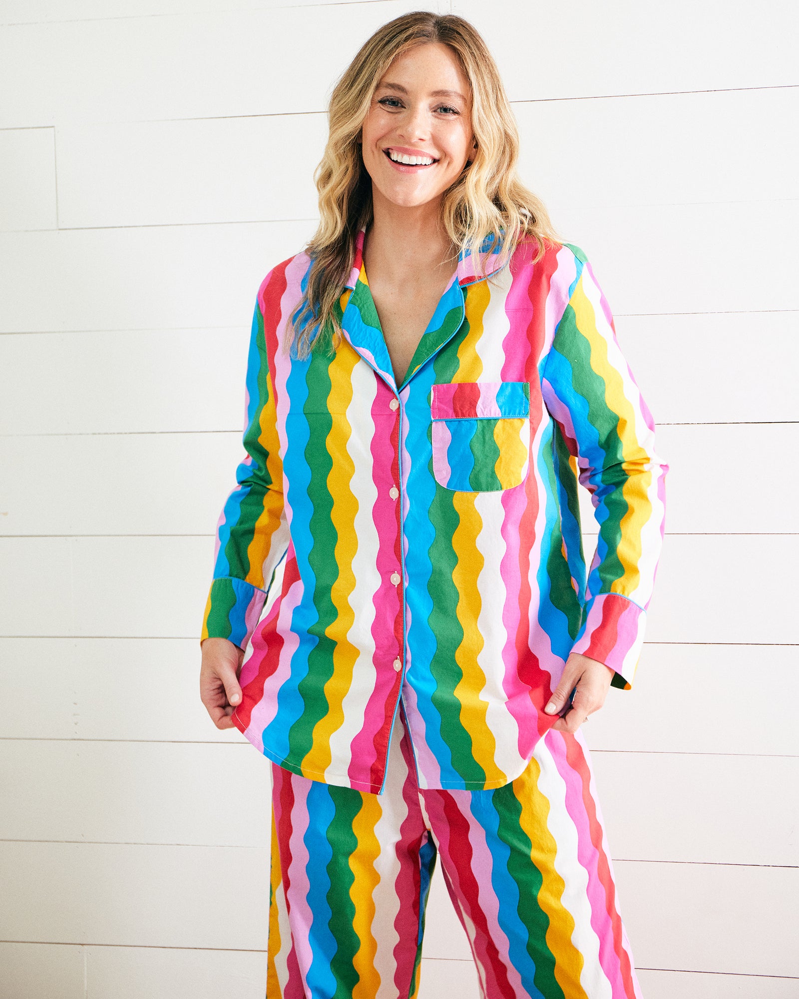 Daily Disco - Long PJ Set - Rainbow - Printfresh