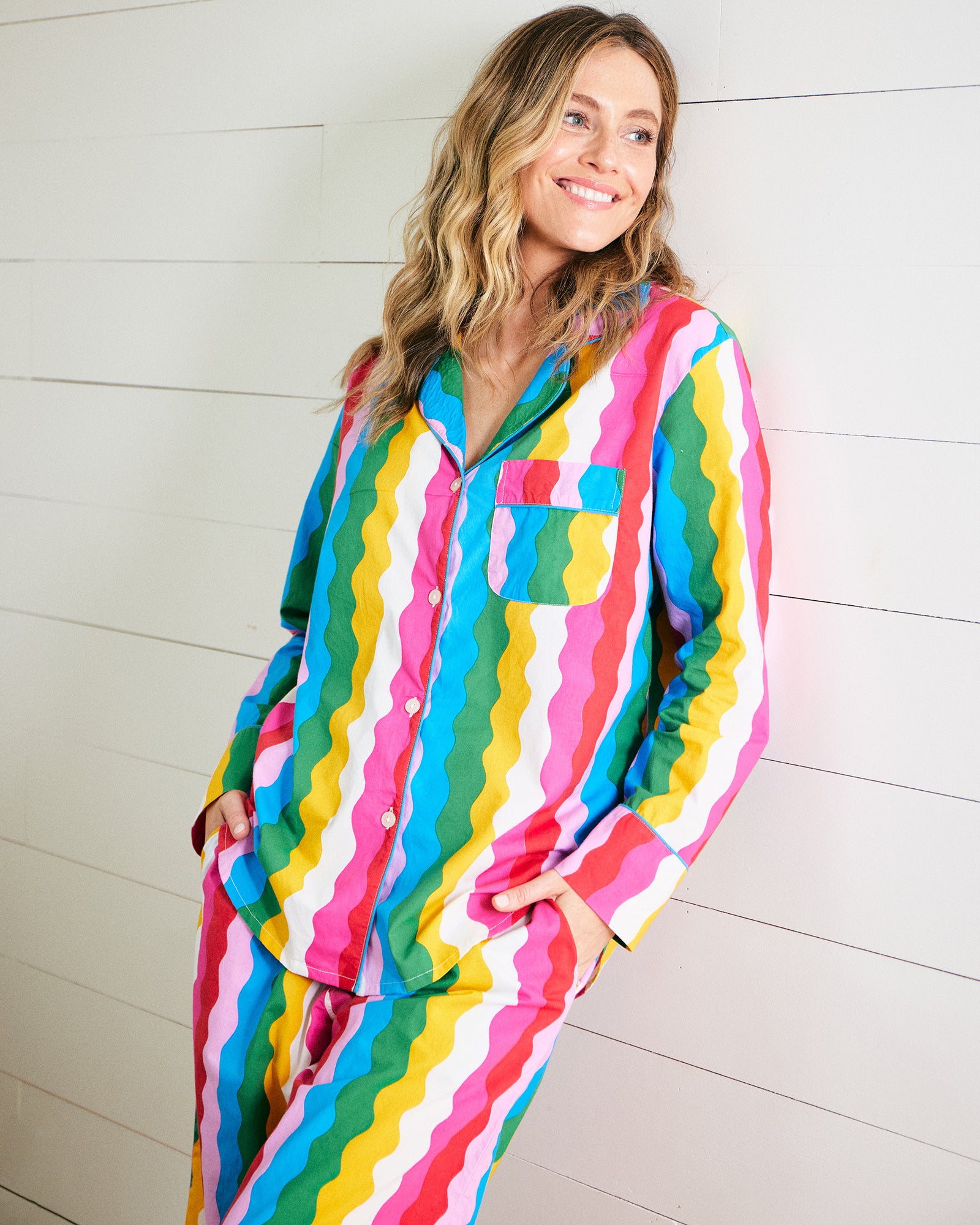 Daily Disco - Long PJ Set - Rainbow - Printfresh