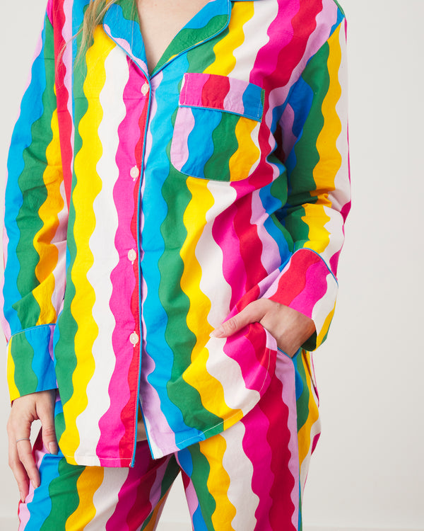 Daily Disco - Long PJ Set - Rainbow - Printfresh