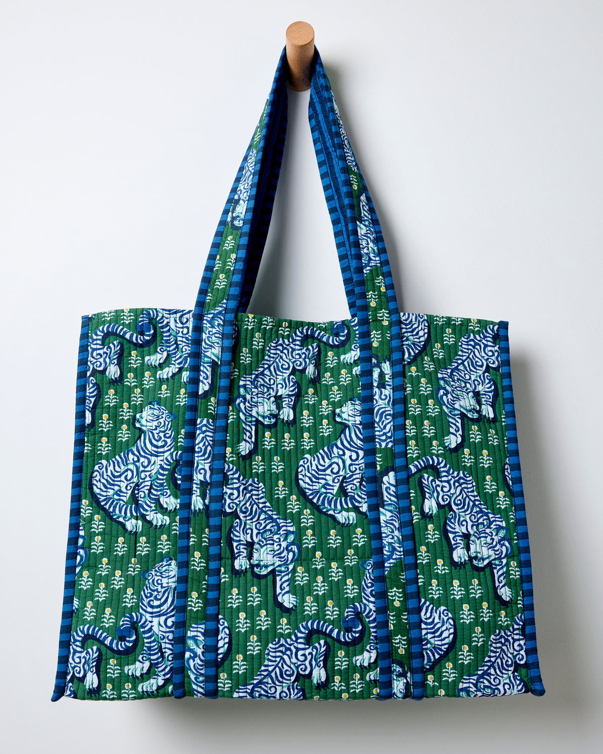 Tiger Queen - The Traveler Tote - Jade