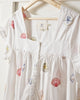 Embroidered Shells - Pintuck Nightgown - Sand - Printfresh