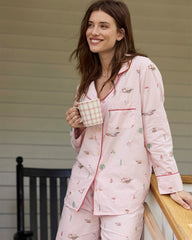 Woodland Storybook - Long PJ Set - Blush - Printfresh