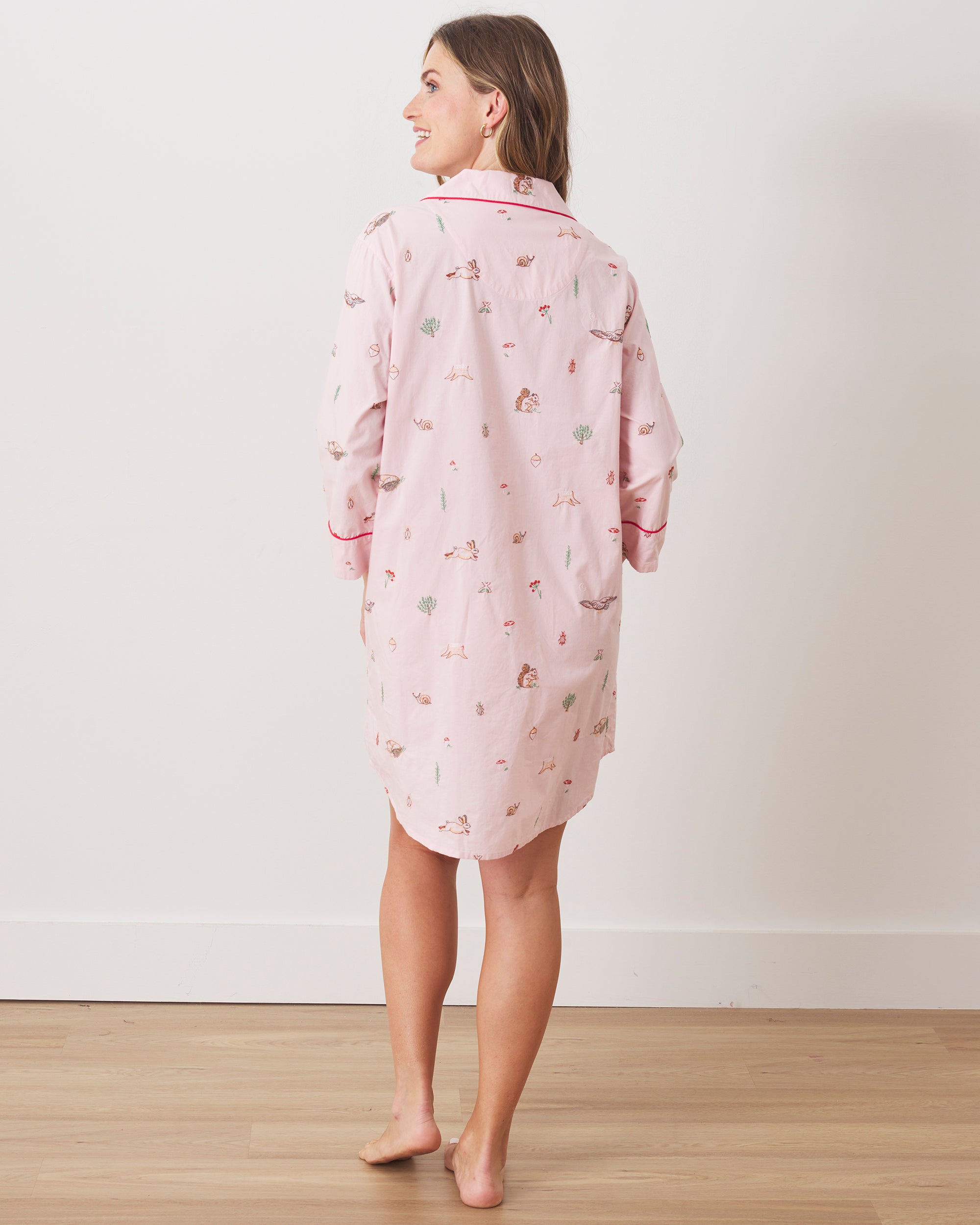 Woodland Storybook - Sleep Shirt - Blush - Printfresh