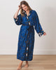 Evening Flight - Satin Robe - Twilight - Printfresh