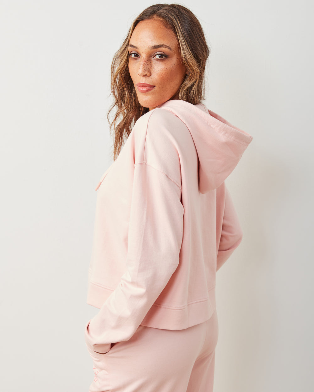 Pale Pink - Down Time Hoodie - Hoodie - Printfresh