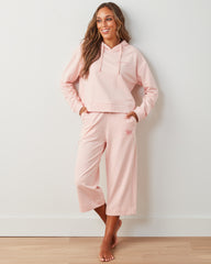 Pale Pink - Down Time Cropped Sweatpants - Cropped Sweatpants - Printfresh