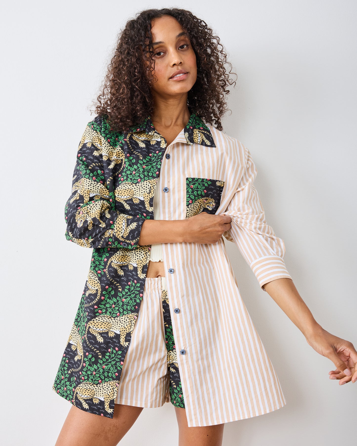 Bagheera - Everyday Button Down - Ink - Printfresh