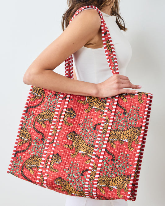 Bagheera - The Traveler Tote - Scarlet - Printfresh