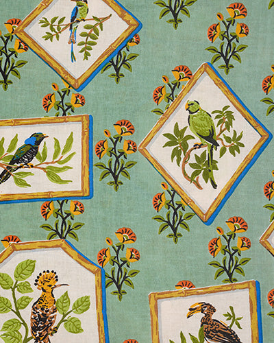 Birds Of India - Eyes on You Dress - Sage - Printfresh